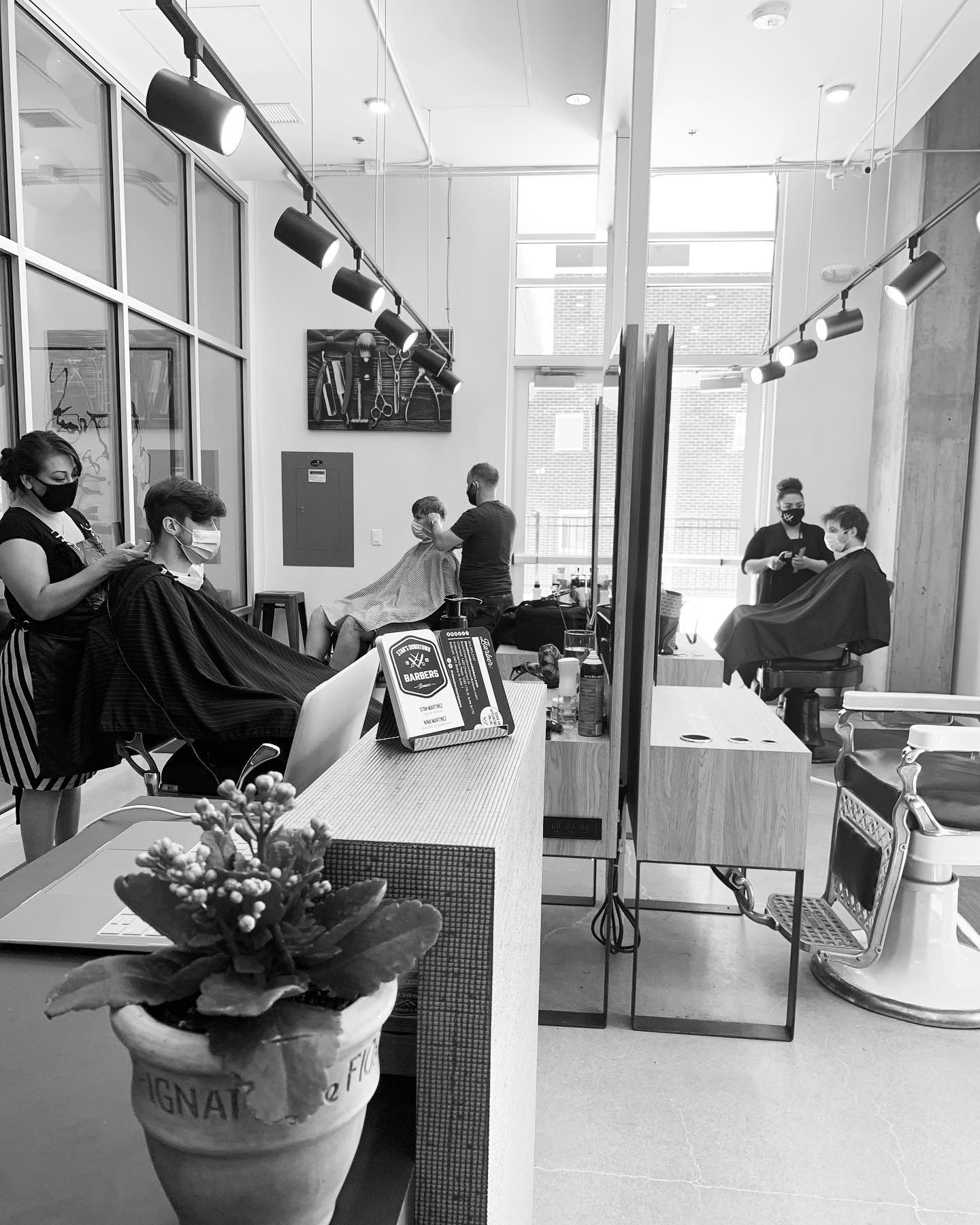 Groomsmen event at Stan's Downtown Barbers